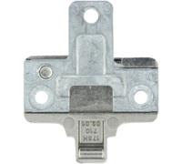 Blum 175H7100 Adjustable Clip-On Cruciform Hinge Mounting Plate Nickel-Plated