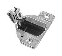 Blum 33.3600x4S 33.3600 Compact 33 Screw on 110 Degree Opening Face Frame Hinge, Zinc Die-Cast (Pack of 4 with Screws), Nickel Finish