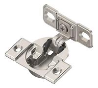 Blum 33B355AF22 Compact Face Fix Hinge 107° with Spring and Mounting Plate