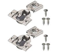Blum 38N355BE08s Compact Soft-Close 1/2'' Overlay Blumotion Hinge, Nickel Finish