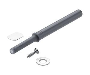 Blum 6856758 Tip On Fitting Long for Drilling Doors with Magnet Plastic Silk White