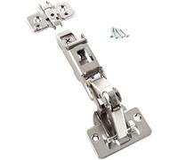Blum 71T6550 170 Degree Wide-Angle Sprung Overlay Hinge With 173H7100 Mounting Plate 2-Pack