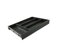 Blum AMBIA-LINE Cutlery Tray Steel Soft-Touch, Depth 422 mm, Width 300 mm, Orion Grey