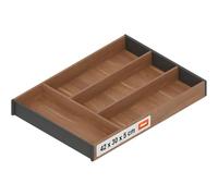 Cutlery Tray Wood | 42.2x30 cm | Blum AMBIA-LINE | Tennessee Nut | Cutlery Organiser