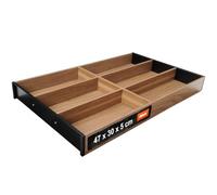 Cutlery Tray Wood | 47.2x30 cm | Blum AMBIA-LINE | Tennessee Nut | Cutlery Organiser