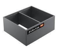 Organiser Steel | 24.2x27 cm | Blum AMBIA-LINE | Orion Grey | Kitchen Drawer Organiser, Drawer Divider