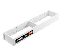 Drawer Insert Steel | 47.2x10 cm | Blum AMBIA-LINE | Silk White | Kitchen Drawer Organiser, Drawer Divider
