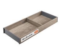Drawer Insert Wood | 42.2x20 cm | Blum AMBIA-LINE | Nebraska Oak | Kitchen Drawer Organiser, Drawer Divider