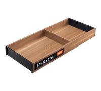 Drawer Insert Wood | 47.2x20 cm | Blum AMBIA-LINE | Tennessee Nut | Kitchen Drawer Organiser, Drawer Divider