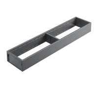Drawer Insert Steel | 42.2x10 cm | Blum AMBIA-LINE | Orion Grey | Kitchen Drawer Organiser, Drawer Divider