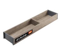 Drawer Insert Wood | 47.2x10 cm | Blum AMBIA-LINE | Nebraska Oak | Kitchen Drawer Organiser, Drawer Divider
