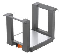 blum AMBIA-LINE plate holder for drawer | up to 12 plates | Orion Grey | Plates safe & slip-free | Organizer for the drawer | Steplessly adjustable & removable | Made in Austria