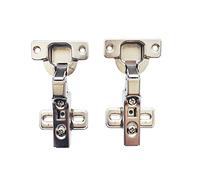 Blum Clip Top 100 Degree Standard Hinge Kitchen Cabinet Cupboard Door Hinges Without BLUMOTION 71M2650, Half Overlay/Dual Hinge Made in Austria, Pack of 2