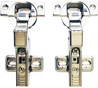 Blum Clip Top BLUMOTION 110 Degree Standard Hinge Kitchen Cabinet Cupboard Door Hinges 71MB3650, Self-Close Mechanism Hinges, Half Overlay/Dual Fast Assembly Buffering Hinge Made in Austria Pack of 2