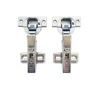 Blum Clip Top BLUMOTION 110 Degree Standard Hinges Kitchen Cabinet Cupboard Door Hinge 71MB3550 Self Slow Close Mechanism Hinge Made in Austria Full Overlay, Pack of 2