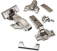 Blum Clip top BLUMOTION Soft Close Hinges, 110 Degree, Self Closing, FACEFRAME with Mounting Plates, and Hinge Cover Plates (1/2 to 3/4” Overlay - Premium - 8 Pack)