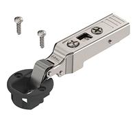 Blum CLIP Top Glass Door Hinge 94°, Straight, Nickel Plated, Black