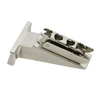 Blum Inset Face Frame Adapter Plate, 9mm, Cam Adj, Set of 2, 175H5030.21, Nickel Plated, Steel
