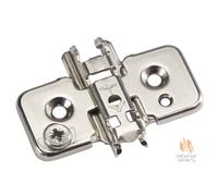 Blum Mounting Plate 173H7100 Clip Cruciform 0mm Spacing Nickel