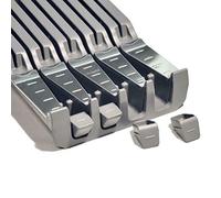 Blum Orga Line Knife Holder 177, 5 mm x 260 mm - KS Dusty Grey/Stainless Steel, Pack of 1, 6484600