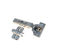BLUM Pack of 2 hinges corner stop 110° clip top Blumotion with integrated Blumotion with deactivation with plate
