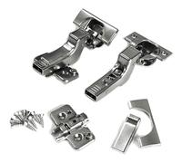 Blum Soft Close Inset Hinge 71B3750 & Mounting Plate 173H7100 & Covers x 2
