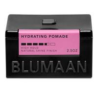 BLUMAAN Hydrating Pomade - Low Shine, High Hold - Water Based, Easy To Wash - Ideal for Quiffs, Pompadours, Ducktails & Slick Back Looks - 2.5 oz