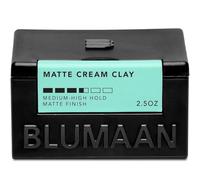 BLUMAAN Matte Cream Clay - Medium to High Hold Matte Finish - Versatile, Easy To Apply, Weightless Control, Quick Effortless Texture with Natural Ingredients - 71 ml/2.5 oz