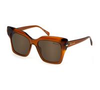 Blumarine Woman SBM832S 0M84 Sunglasses Acetate Brown Brown Squared Normal