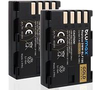 Blumax 2x Battery s Panasonic DMW-BLF19 / DMW-BLF19E Compatible with Panasonic Lumix DC-GH5 DMC-GH3 / DMC-GH4 / DMC-GH4R / DMC-GH3A / DMC-GH4 / DMC-GH3H 2040mAh 7.4V 15.1wh