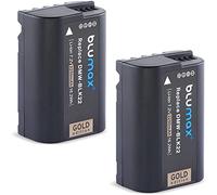Blumax 2x Gold Battery s DMW-BLK22 BLK22E 2250 mAh 7.2 V 16.2 Wh Compatible with Panasonic DC S5 S5K G9 GH5 II GH5S