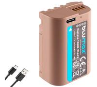 Blumax Battery compatible with Panasonic DMW-BLK22 | - 2600 mAh - DMW-BLK22E with USB Type-C for Lumix DC - G9 II / GH5 II GH7 / S5 II-X/DC-S9 II S9 II