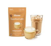 Blume Salted Caramel Latte - Organic Sugar-Free, Keto-Friendly, Vegan And Gluten-Free Superfoods Latte - 100 Grams - 25 Servings