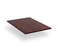 blumfeldt Bearsdon Table Top - Durable Wood Table Top, 120x80 cm, Scratch & Heat Resistant, Ideal for Dining Table - Modern Teak Finish, Perfect for Industrial & Minimalist Interiors