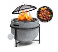 Blumfeldt blumfeldt Grail fire bowl with grill