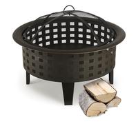 Blumfeldt Boston Fire Bowl Fire Pit Ø 70 cm Steel Blackened
