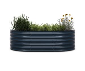 Blumfeldt Curvbox 150x60x43 cm Raised Bed Antracite