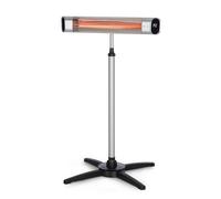 Blumfeldt Dark Wave 2000W Freestanding Infrared Heater Silver