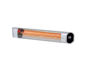 Blumfeldt Dark Wave 2000W Wall Mounted Outdoor Heater Silver