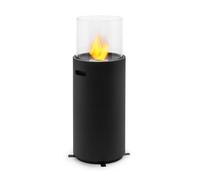 Blumfeldt Fiamme Tamburo 1kW 4-5h Bio Ethanol Fireplace Black