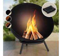 Blumfeldt Fireball 66cm Low Fire Pit Black
