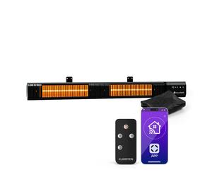 Blumfeldt Gold Bar Smart 3000W Wall Mounted Outdoor Heater Black