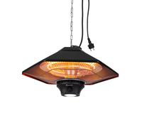 Blumfeldt Hexa 2000W Hanging Patio Heater Black