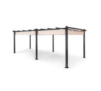 Blumfeldt Pantheon 3x6m Pergola Black/Cream