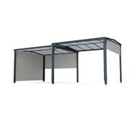 Blumfeldt Pantheon Cortina Solid Sky Expand garden pavilion 3x6