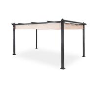Blumfeldt Pantheon Pergola 3x4m Pergola Black/Cream