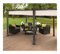 Blumfeldt Pantheon Pergola 3x6m Pergola Black/Cream