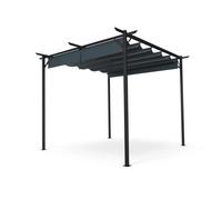 Blumfeldt Pantheon Robust 3x3m Pergola Dark Gray