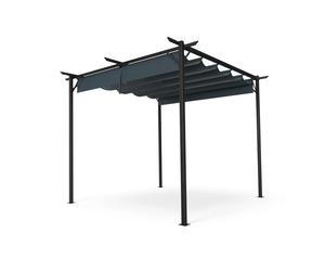 Blumfeldt Pantheon Robust 3x3m Pergola Dark Gray