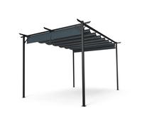 Blumfeldt Pantheon Robust 3x4m Pergola Dark Gray